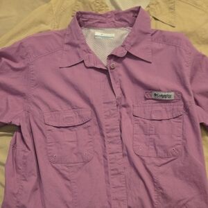 Columbia Lavender Casual Shirt